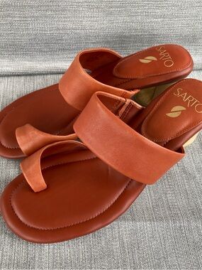 Frank Sarto Goldie Sandals Block Heel